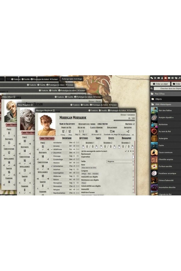 Module Foundry - Clé en Main ou Donjon 5 - Pax Elfica