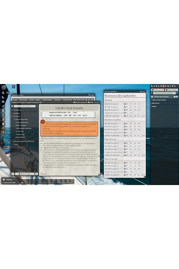 Module Foundry - Cthulhu Hack - Initiative !