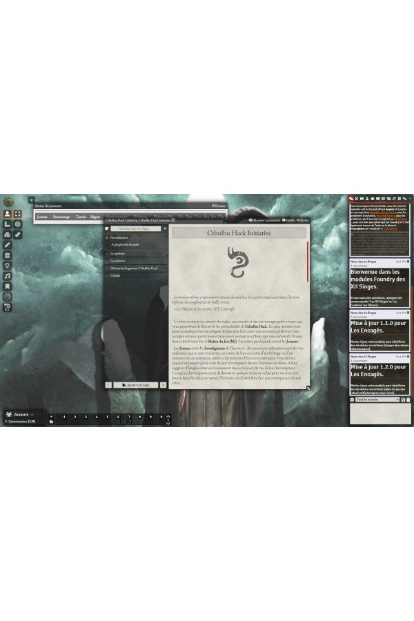Module Foundry - Cthulhu Hack - Initiative !