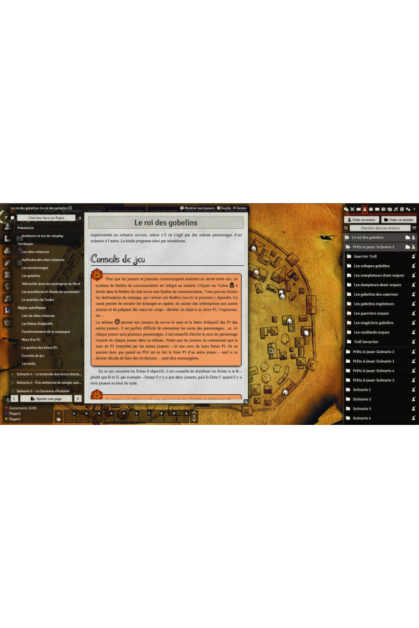 Module Foundry - Clé en Main - Le Roi des Gobelins