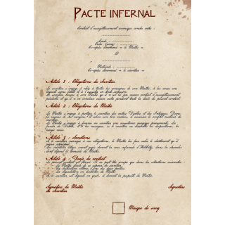 Armageddon : Bloc de Pactes Diaboliques