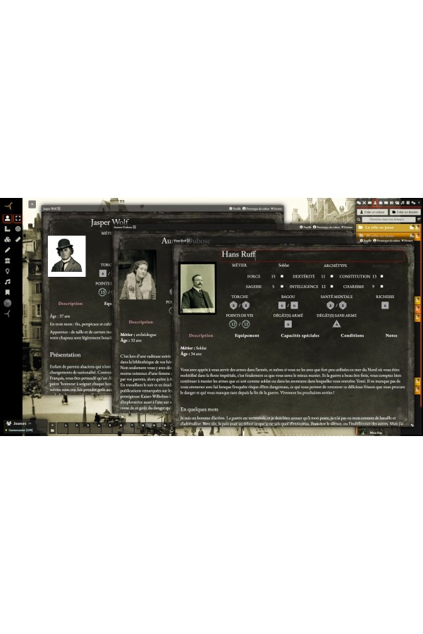 Module Foundry - Cthulhu Hack - La Ville en Jaune