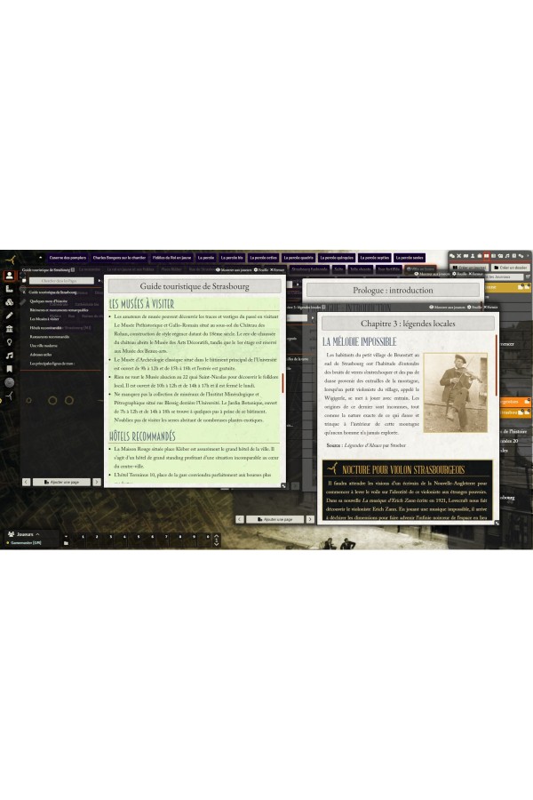 Module Foundry - Cthulhu Hack - La Ville en Jaune