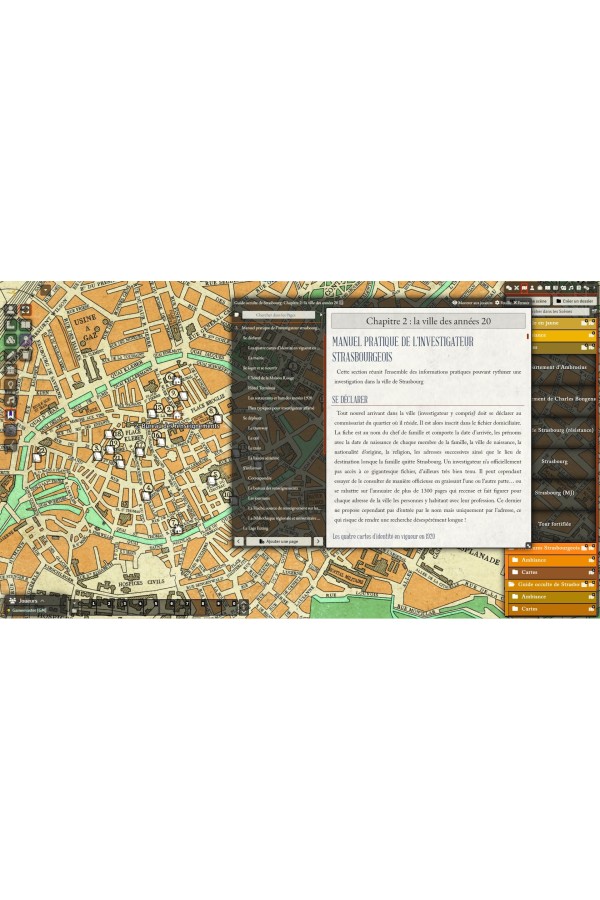 Module Foundry - Cthulhu Hack - La Ville en Jaune