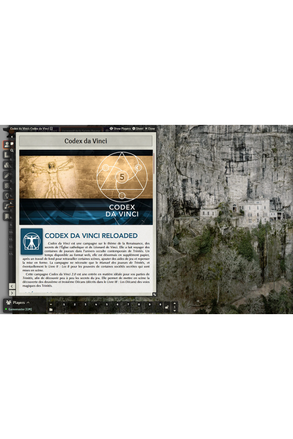 Module Foundry - Trinités - Campagne Codex da Vinci
