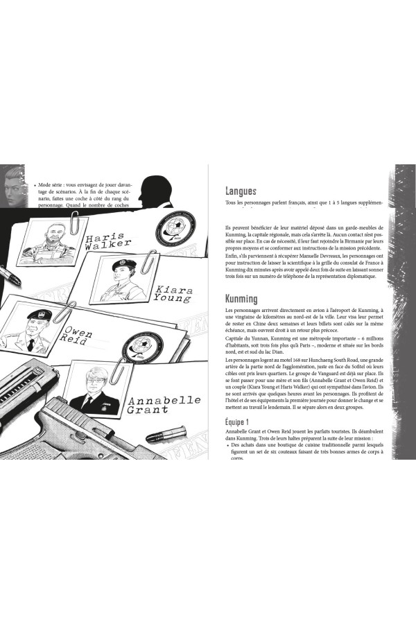 Missions - Le jeu d'espionnage