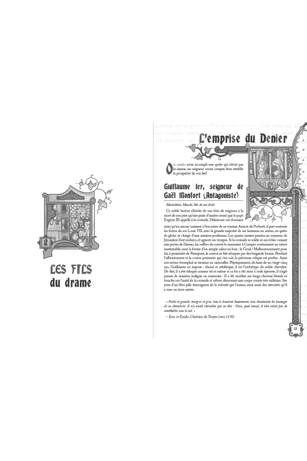Le conte de la coupe et du denier + écran