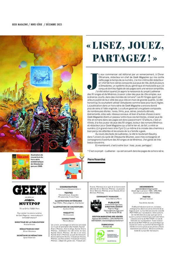 LUDIVERSE – GEEK Magazine : hors-série JdR