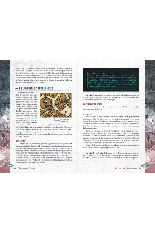 Cryptomancien - Écran et Intrigues à Prantis + Aides de jeu