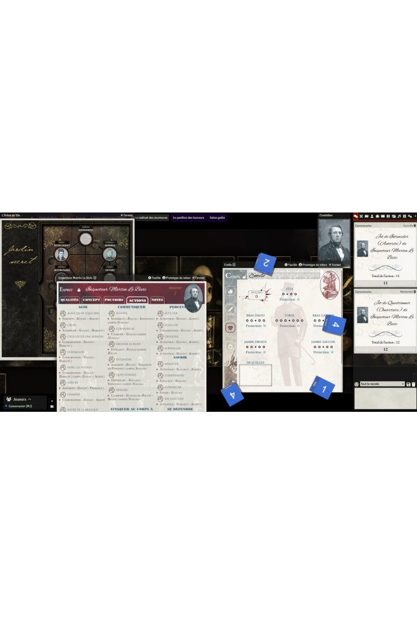 Module Foundry - Cabinet des Murmures - Livre de base