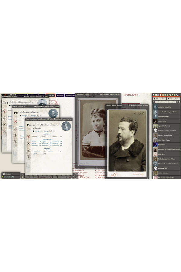 Module Foundry - Cabinet des Murmures - Guide de Paris et Hantises volume 1