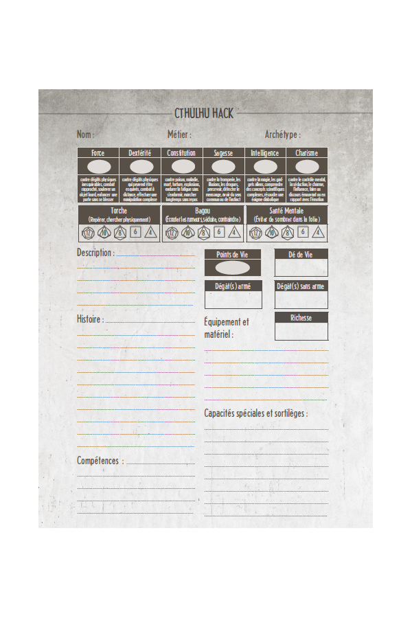 Cthulhu Hack Réédition