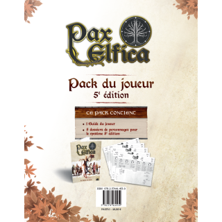 Pax Elfica - Pack du joueur 5e édition