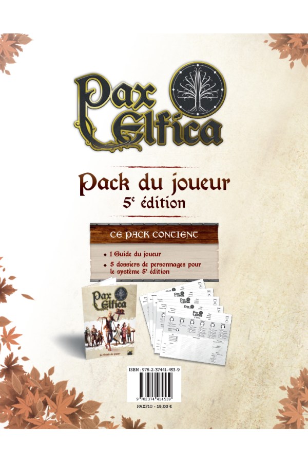 Pax Elfica - Pack du joueur 5e édition