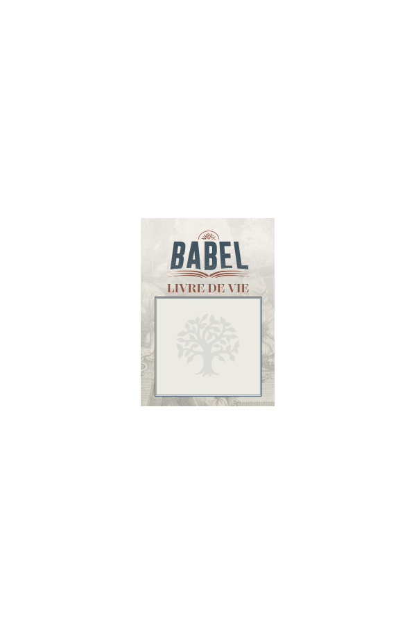 Bloc de feuilles Livre de vie pour Babel