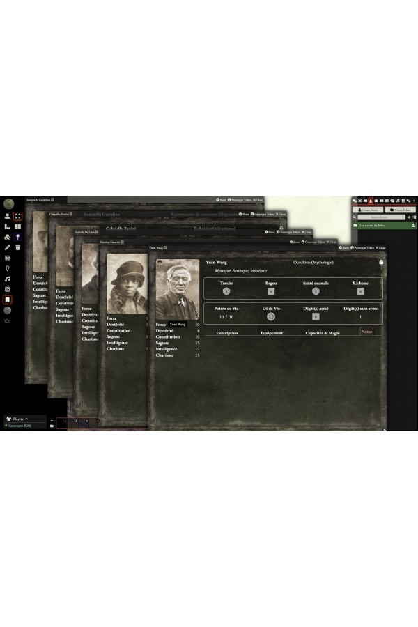 Module Foundry - Cthulhu Hack - Les Secrets de Milo (campagne)