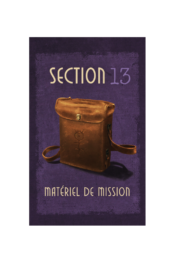 Section 13 - Matériel de mission