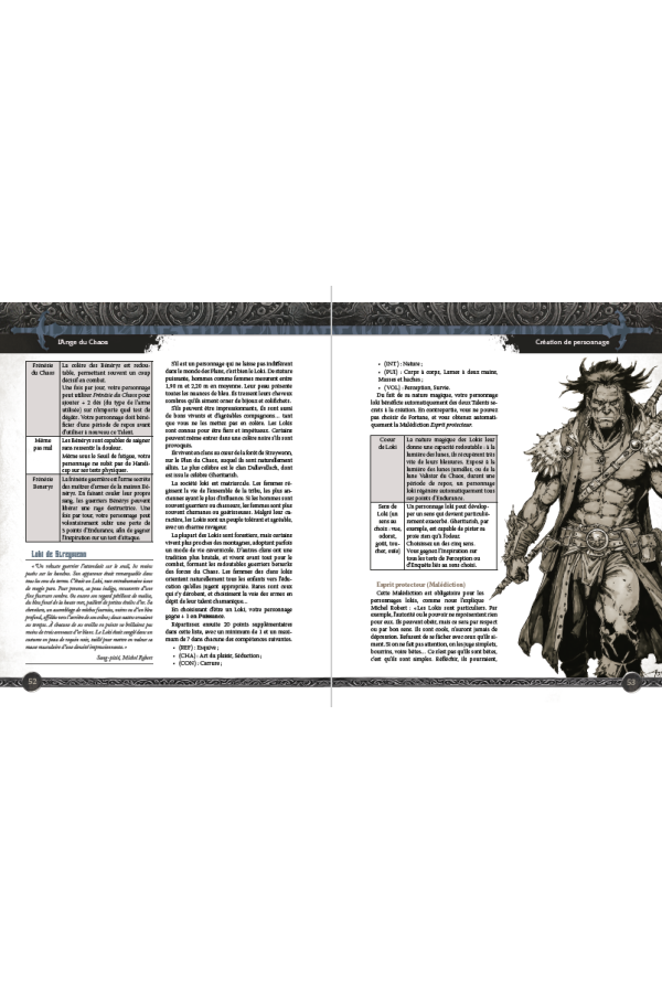 L'Ange du Chaos - le jeu de rôle