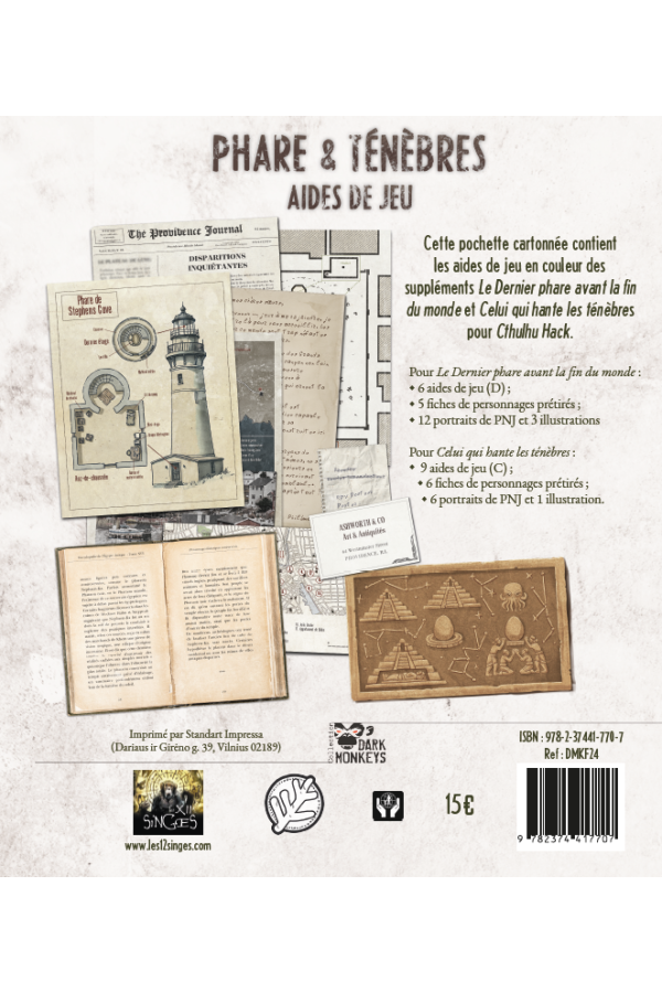 [PRÉCOMMANDE] Pochette Aides de jeu - Phare & Ténèbres