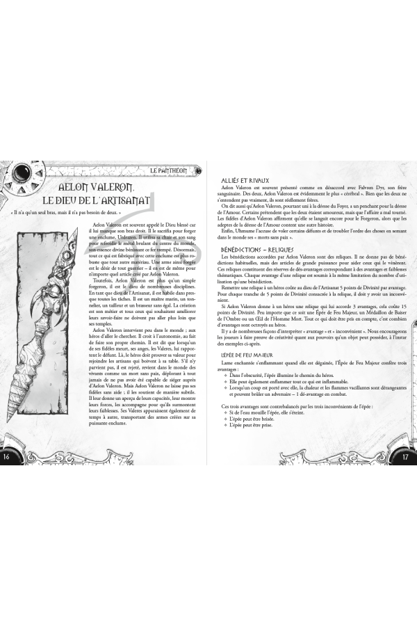 Dieux Ennemis - Livre de base