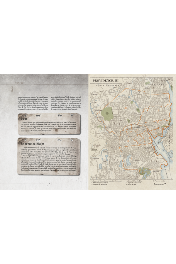 Écran Cthulhu Hack et From the Vault