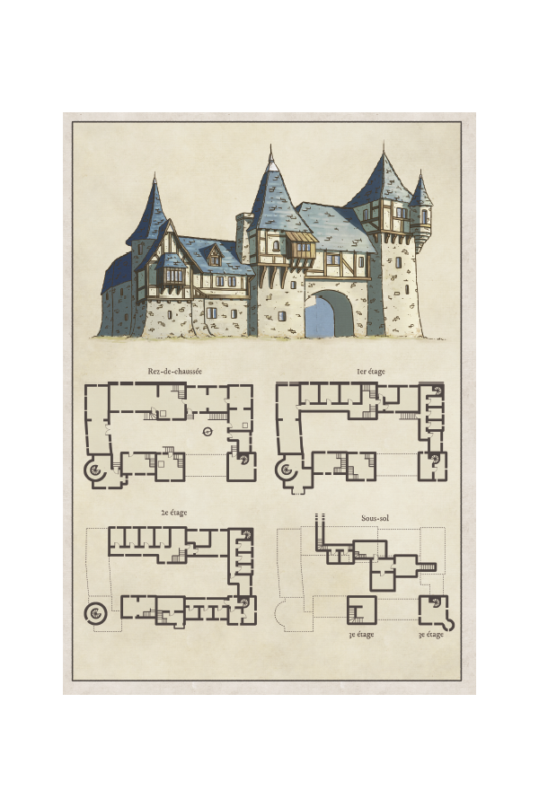 Lieux d'aventures - Cartes et plans