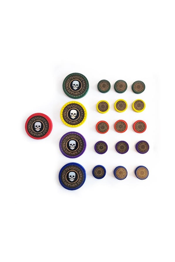 Les jetons du Cabinet (5 joueurs)